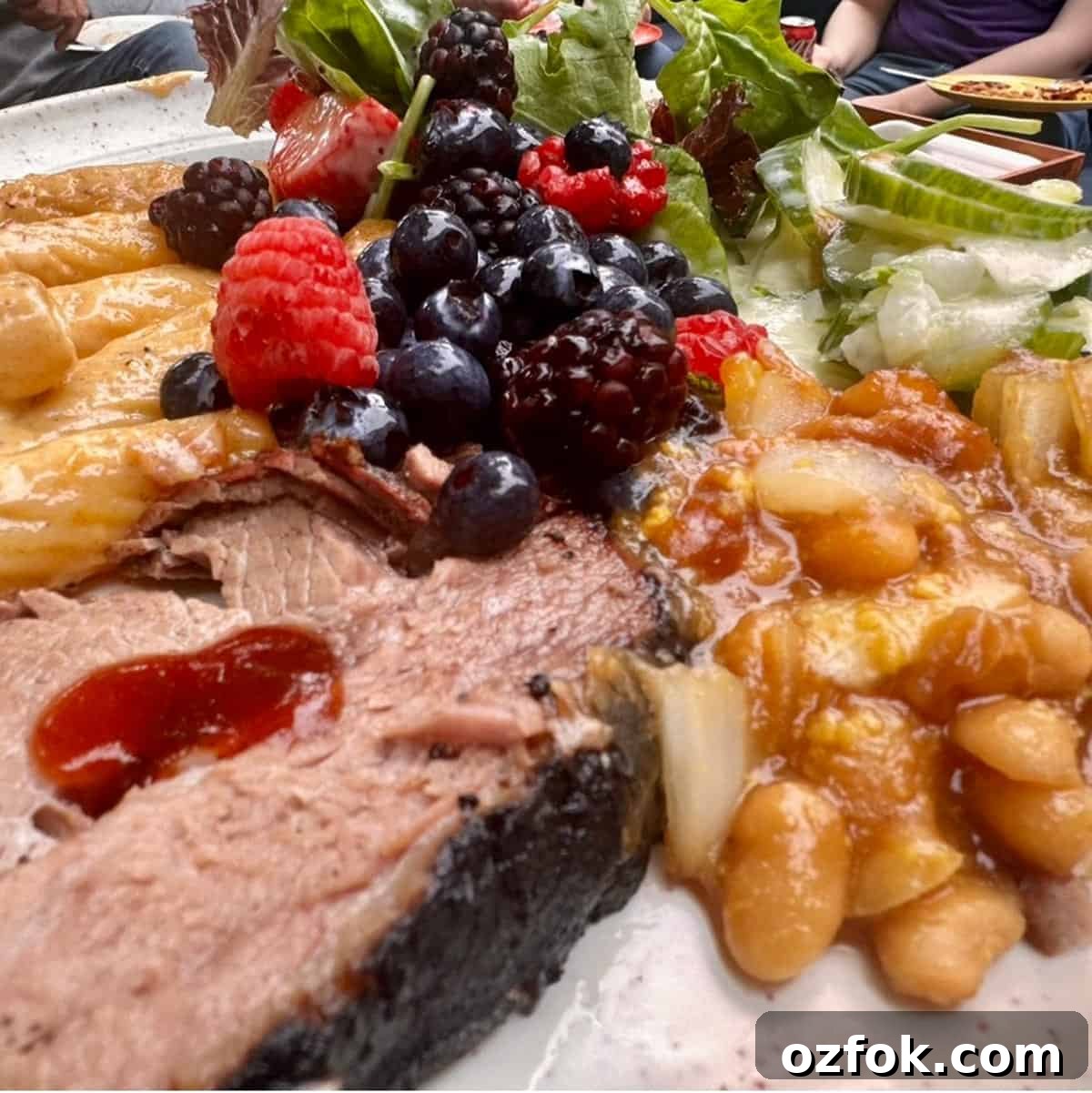 Baked beans and other food