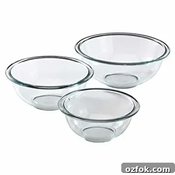 Glass Mixing Bowl Set