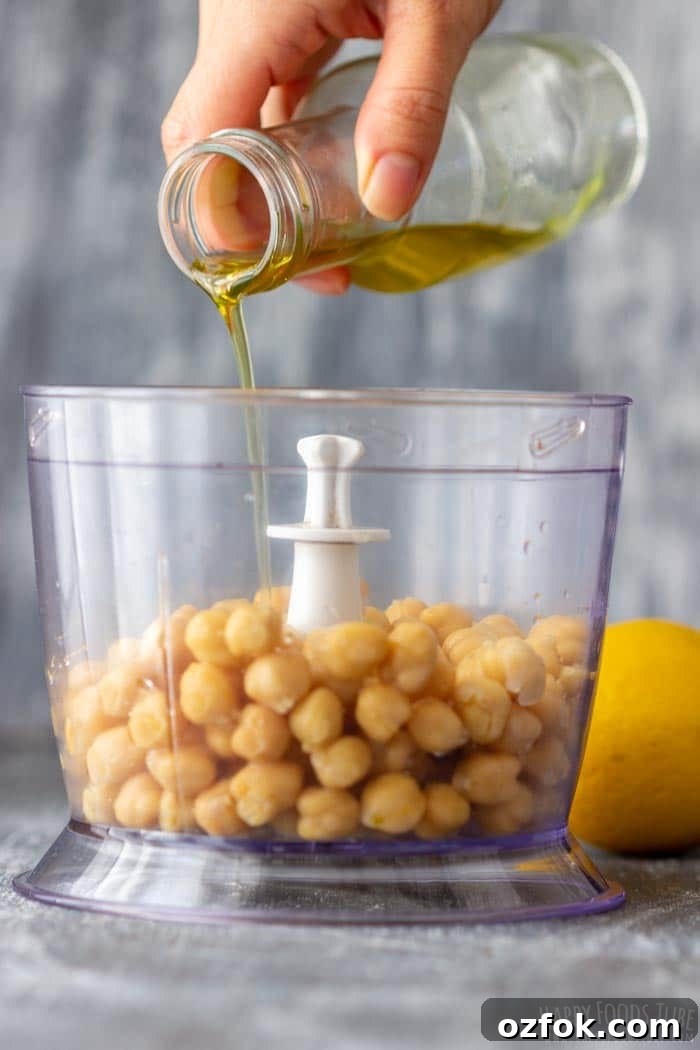 Avocado Hummus Without Tahini — Creamy, Nut-Free Dip 4 How to make Avocado Hummus Step 1