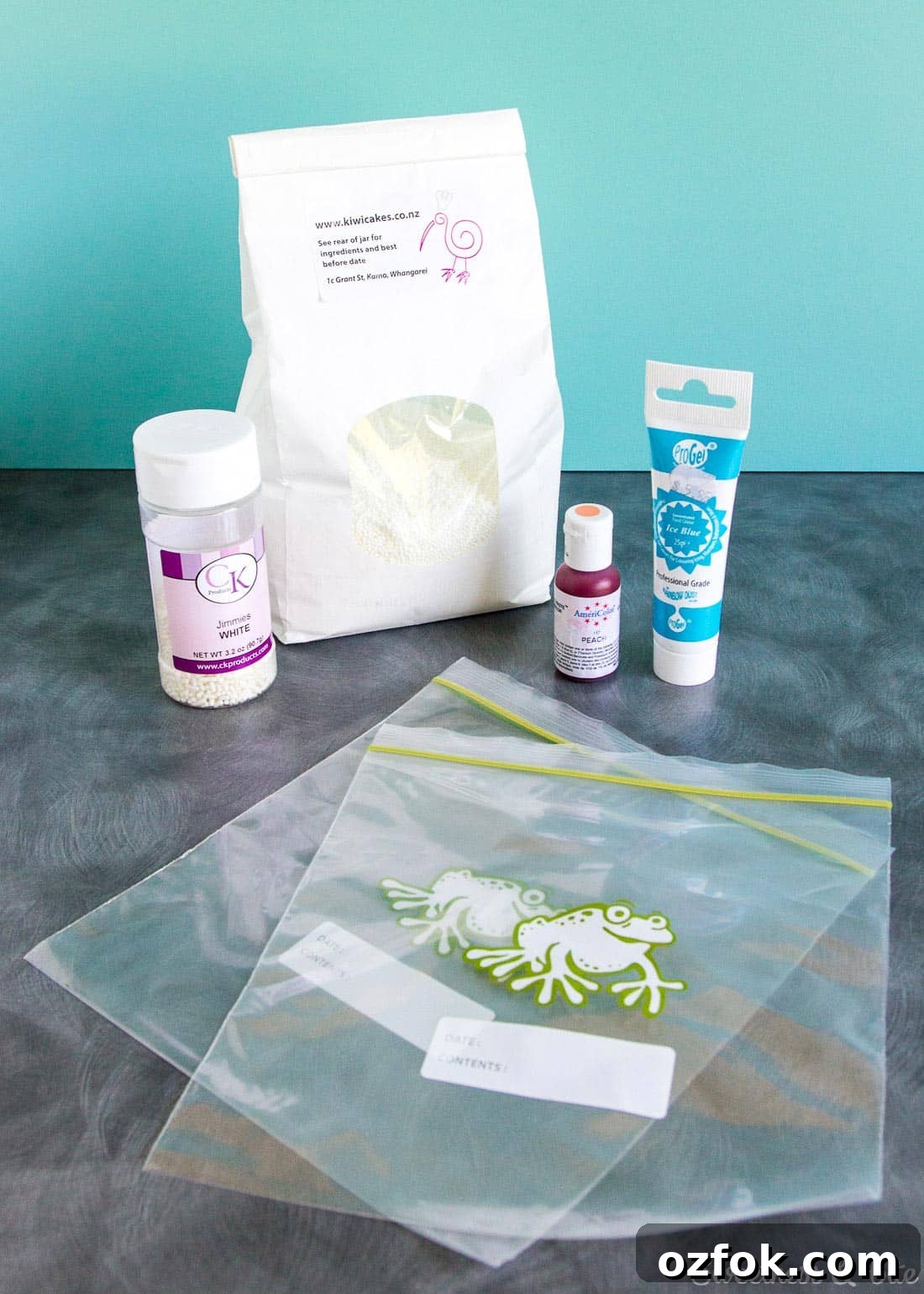Sprinkle Cake DIY Coloured Sprinkles Supplies