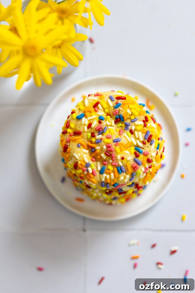 Lemon Rainbow Sprinkle Cookies Recipe — Bright Citrus Sugar Cookies 24 Stack of Lemon Rainbow Sprinkle Cookies