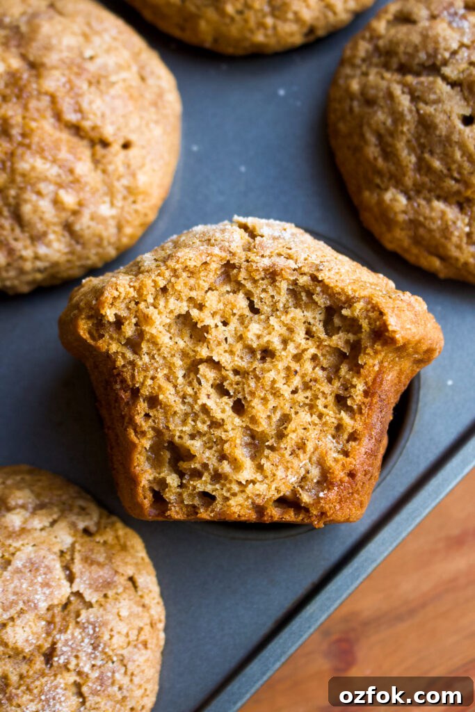Gingerbread Banana Muffins Recipe — Spiced Banana Quick Breads 2 Gingerbread banana muffins