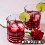 Cape Cod Cocktail with 2 Ingredients: Quick Vodka Cranberry Recipe 2 Two cocktail glasses with a deep red cocktail.