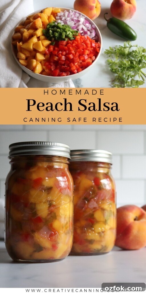 Fresh Peach Salsa Recipe: Sweet-Spicy Summer Dip 7 Peach salsa canning recipe