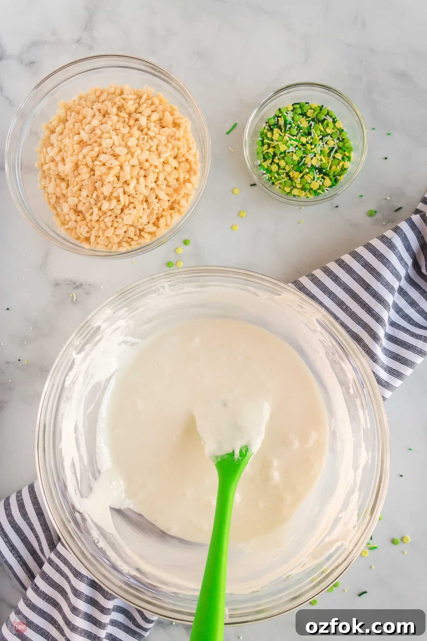 white mix in a bowl
