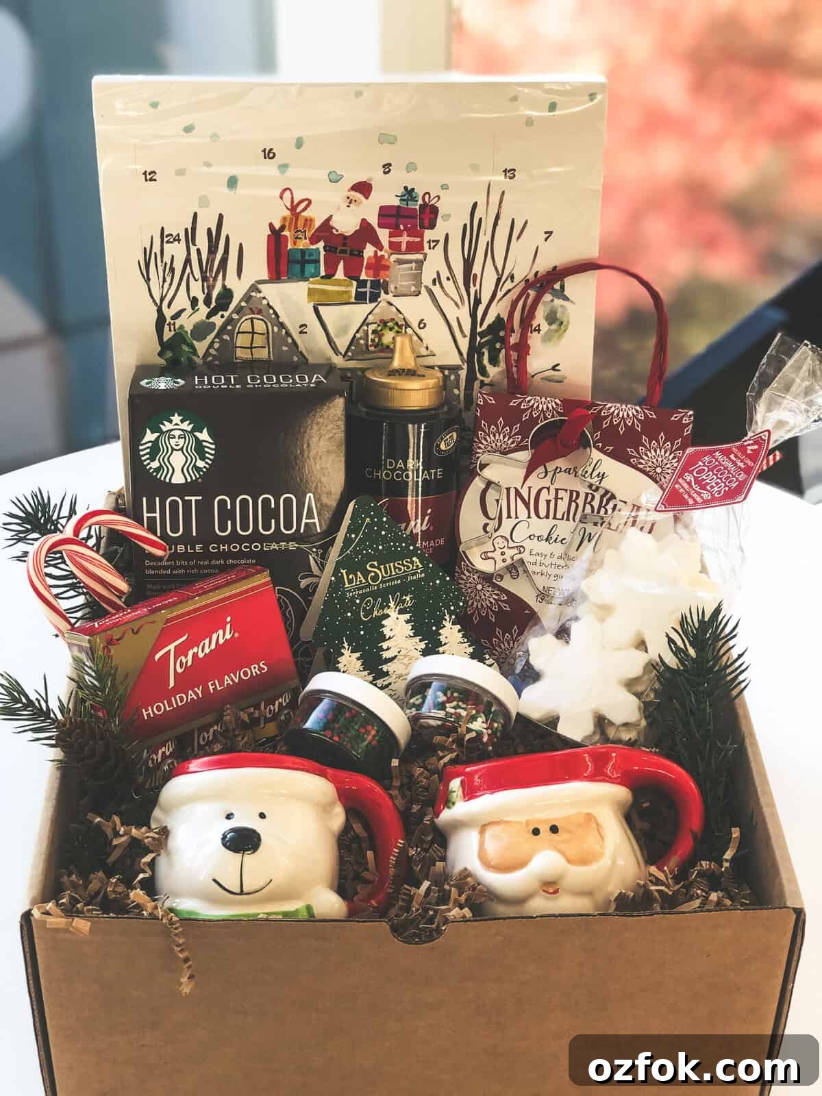Gift Basket - Holiday Cocoa & Cookies