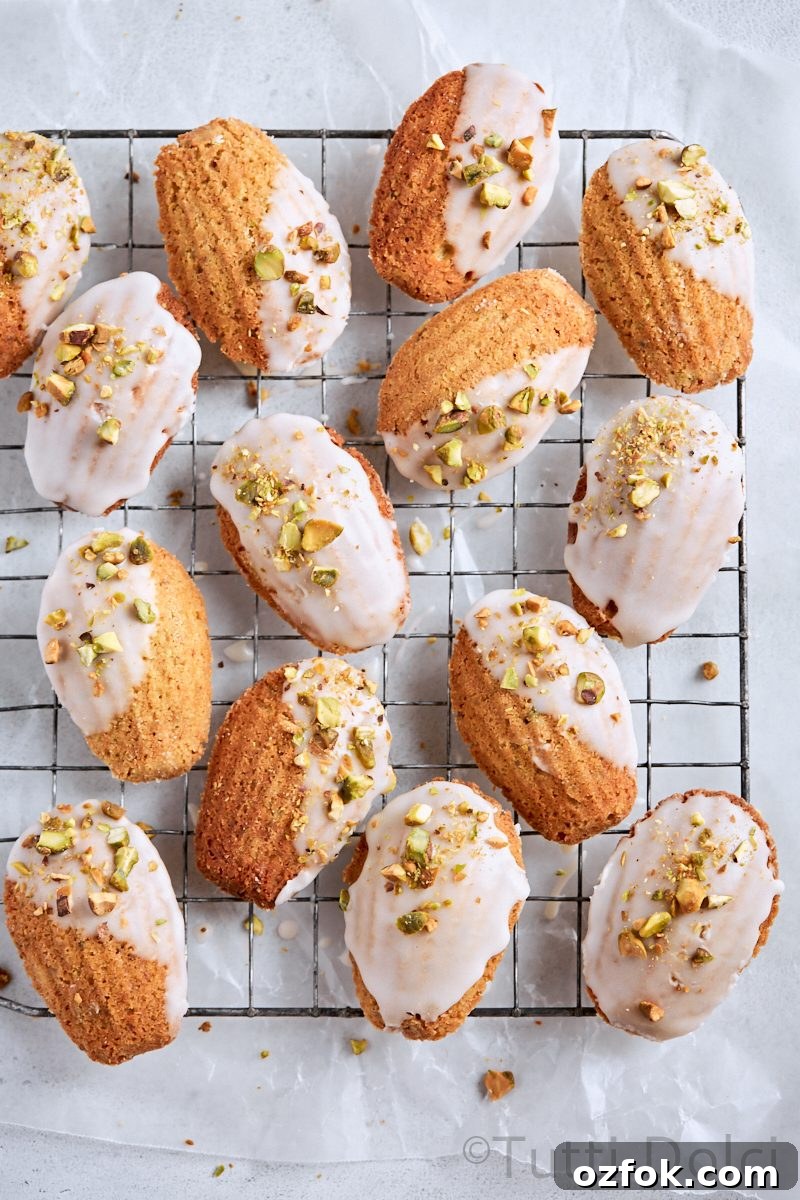 Brown Butter Pistachio Madeleines: Crisp Shells, Tender Centers 2 Brown Butter Pistachio Madeleines