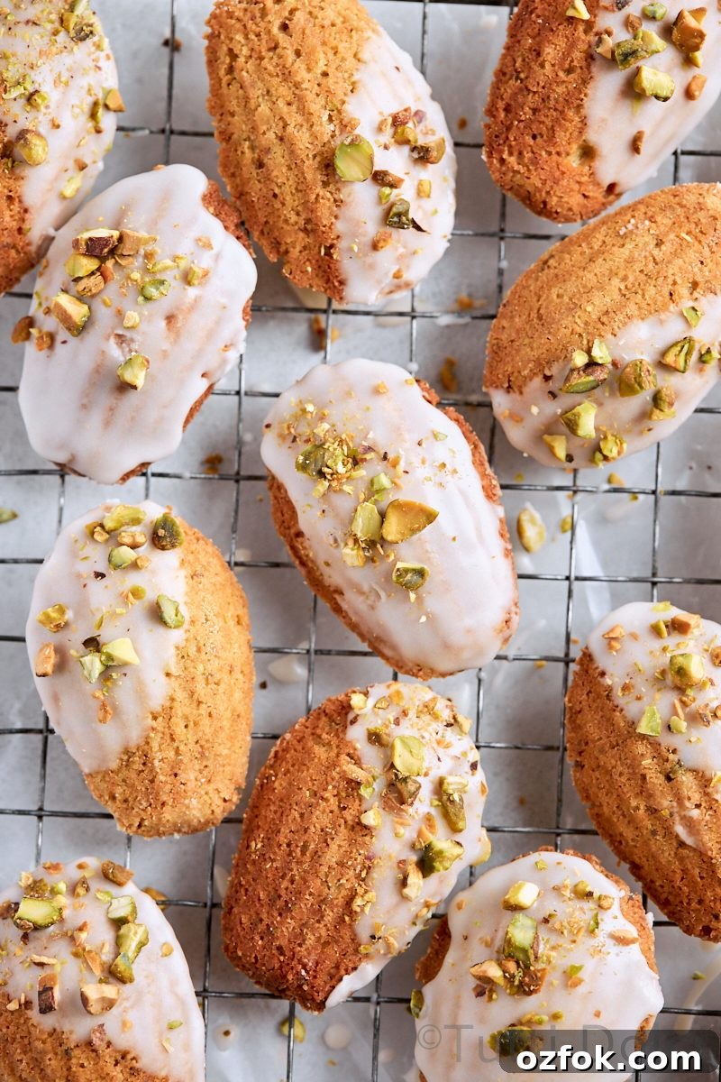 Brown Butter Pistachio Madeleines: Crisp Shells, Tender Centers 4 Brown Butter Pistachio Madeleines