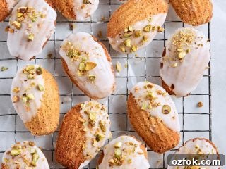 Brown Butter Pistachio Madeleines