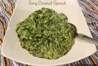 Creamy Garlic Parmesan Spinach Recipe for Sides and Holidays