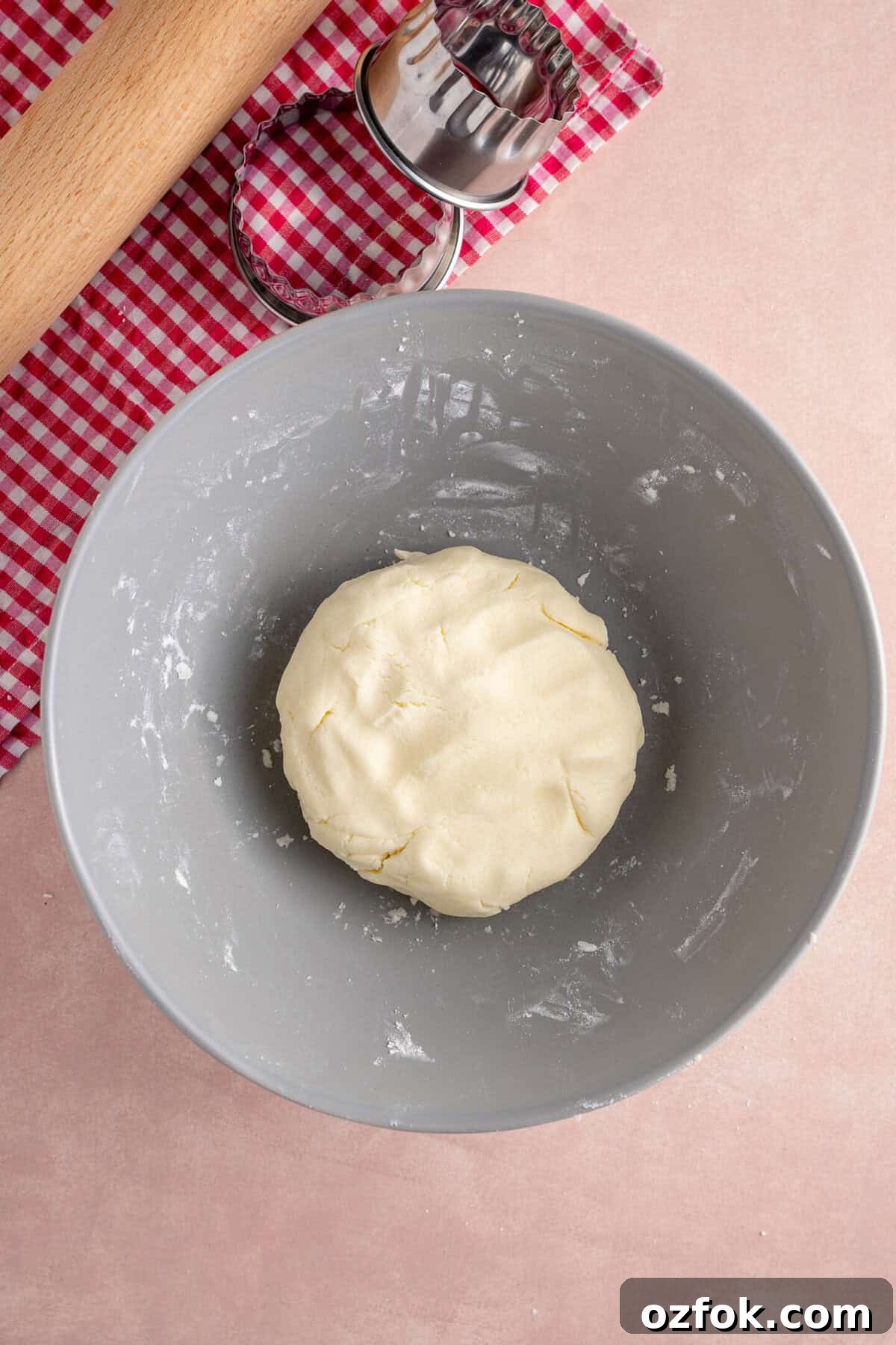 Buttery Gluten-Free Shortbread Cookies Recipe 6 Add the flour into the mixture to create your shortbread dough.