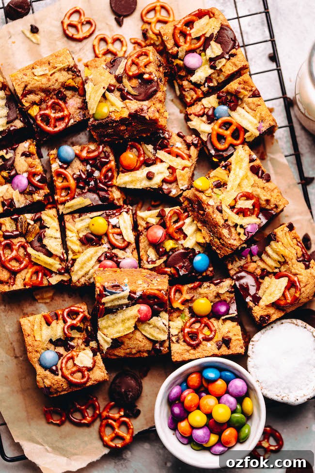 Ultimate Kitchen Sink Cookie Bars Recipe — Loaded with Mix-Ins 2 Kitchen sink cookie bars