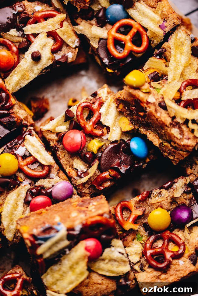 Ultimate Kitchen Sink Cookie Bars Recipe — Loaded with Mix-Ins 11 Finished cookie bars