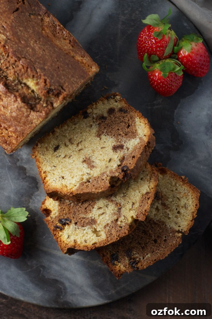 Marble Rye Pound Cake Recipe: Swirled Rye and Vanilla Loaf 3 Marble Rye Pound Cake