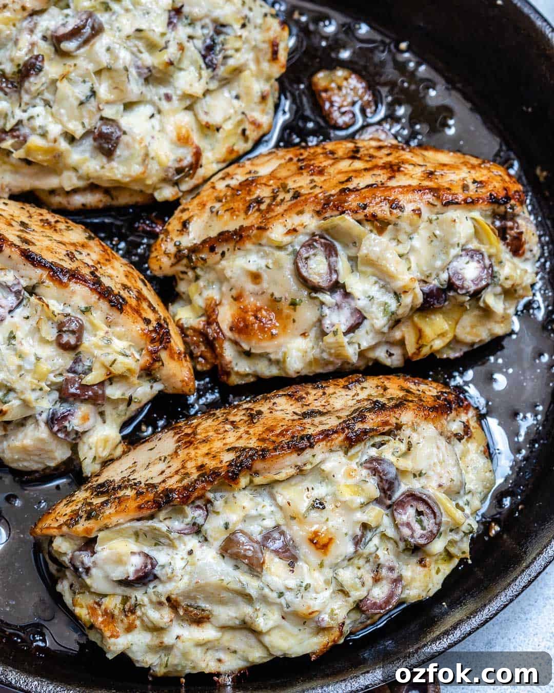 Creamy Artichoke and Olive Stuffed Chicken Recipe 12 easy stuffed chicken breast with olives and artichoke