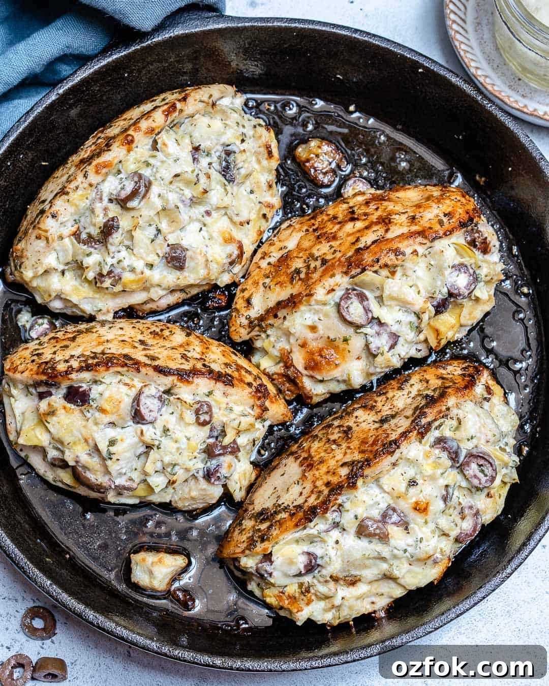 Creamy Artichoke and Olive Stuffed Chicken Recipe 4 easy stuffed chicken recipe