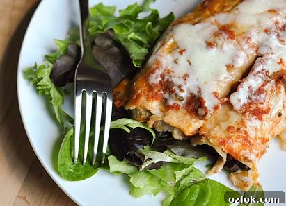 Slow Cooker Black Bean Enchiladas Recipe 2 Black bean enchiladas in slow cooker