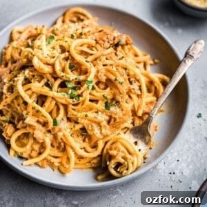 10-Ingredient Creamy Vegan Pantry Pasta
