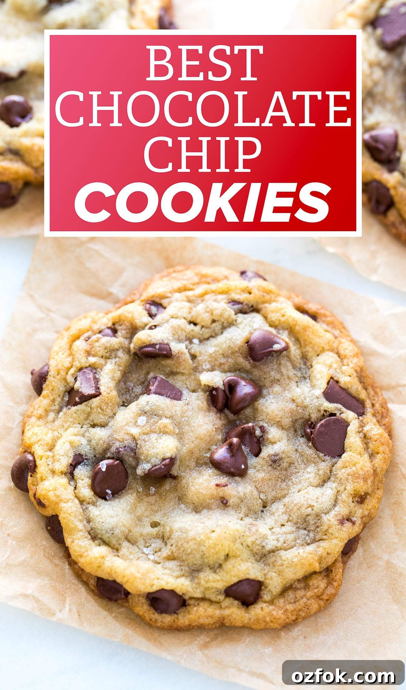 Chewy Chocolate Chip Cookies with Crisp Edges: Classic Recipe 8 Best Chocolate Chip Cookies Recipe - Big Soft and Chewy Chocolate Chip Cookies