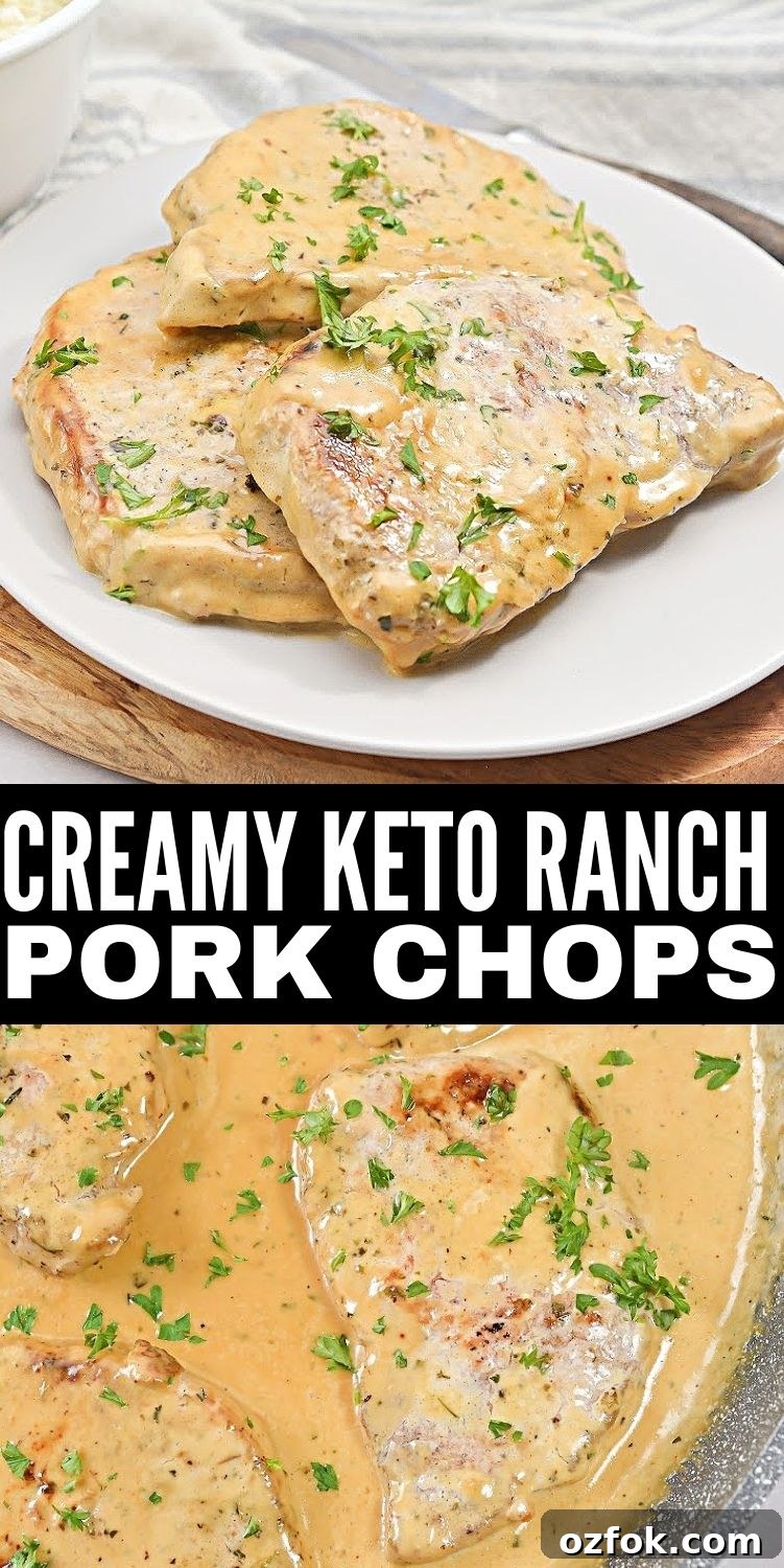Creamy Ranch Pork Chops for Keto Diet: Low-Carb Dinner Recipe 9 Creamy Keto Ranch Pork Chops