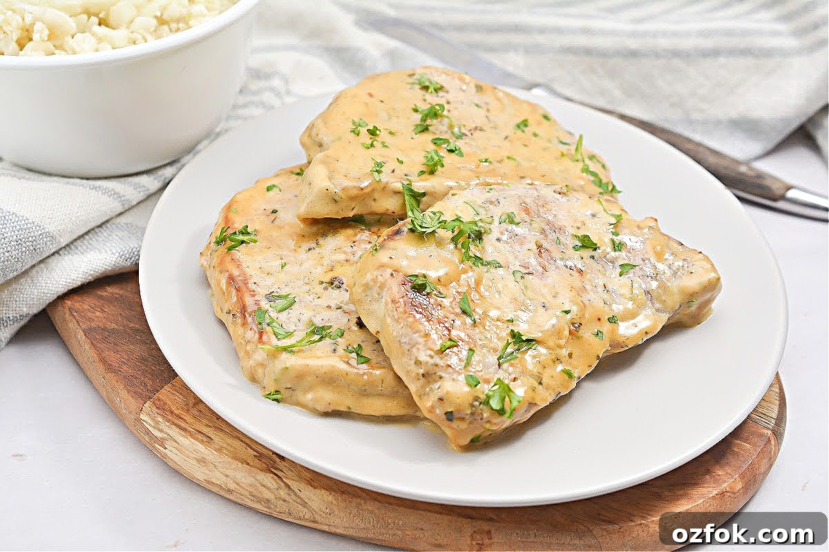 Creamy Ranch Pork Chops for Keto Diet: Low-Carb Dinner Recipe 3 Creamy Keto Ranch Pork Chops