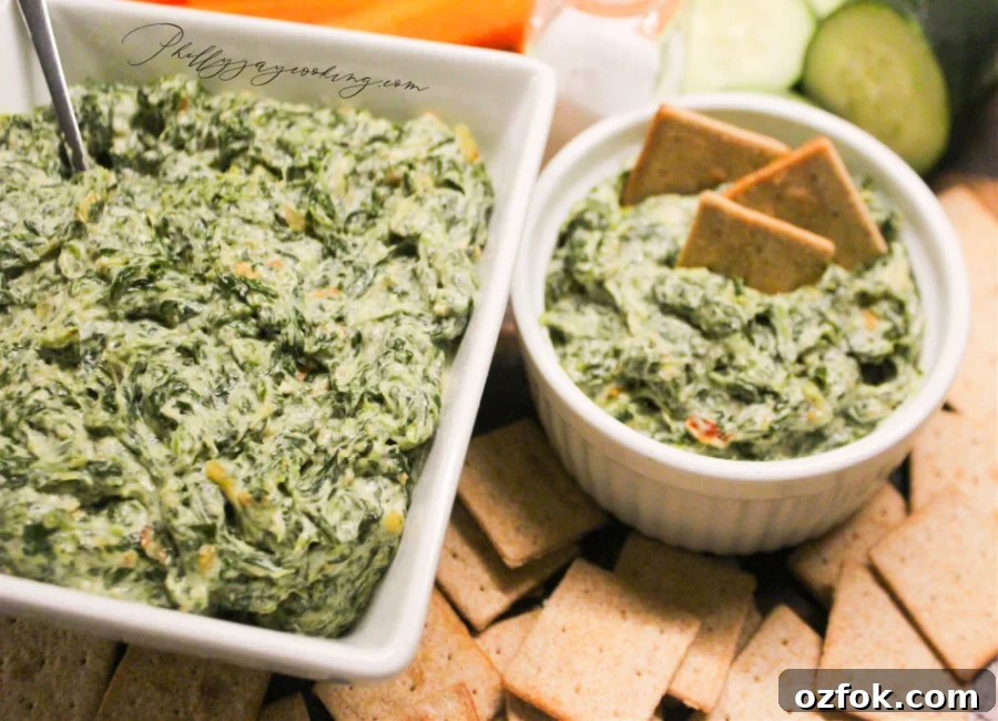 Easy Superbowl Spinach Dip