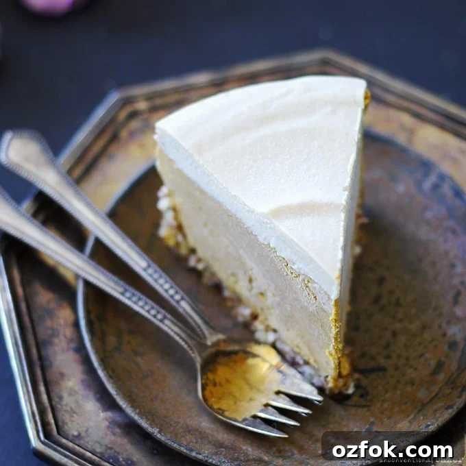 Creamy Pumpkin Cheesecake Recipe for Fall Gatherings 4 Pumpkin Cheesecake {No-Bake and Free From: gluten & grains, dairy, eggs, and refined sugars}