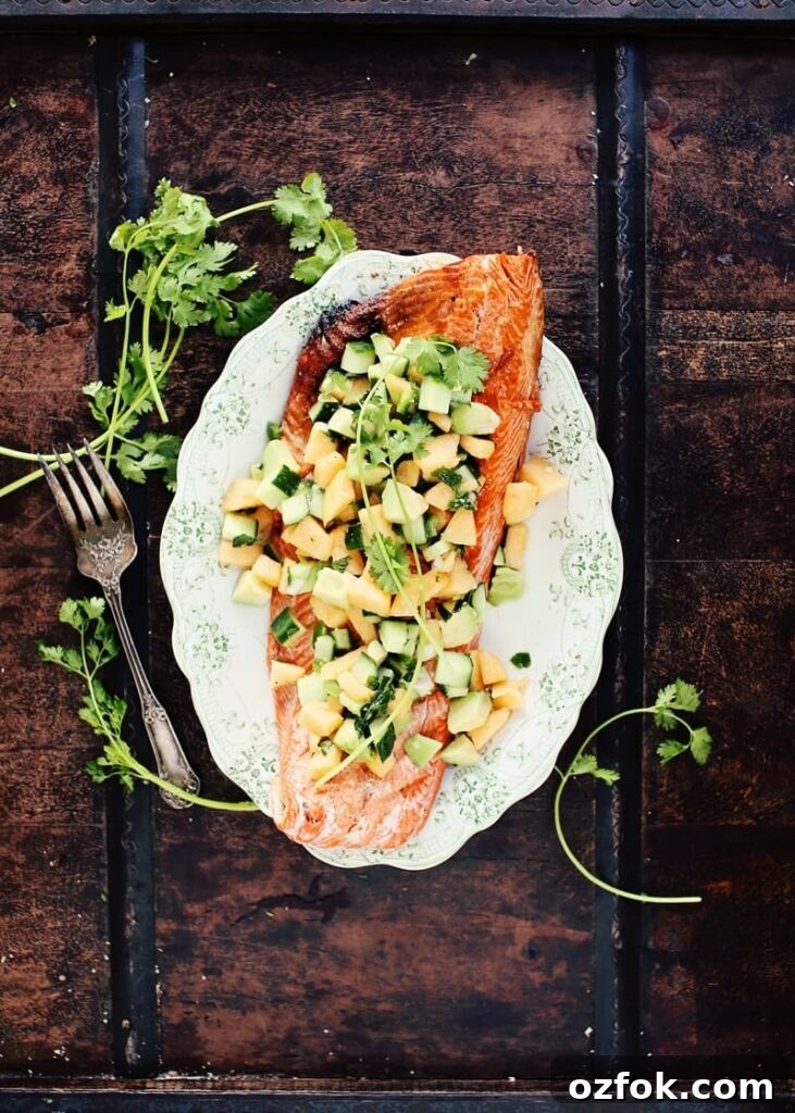 Moist Salmon Recipes That Stay Tender Every Time — Pro Tips Included 9 Salmon with Jalapeno-Melon Salsa - Foodess