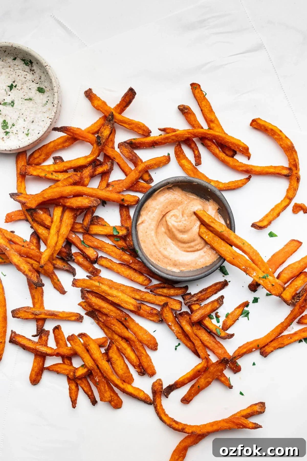 Crispy Air Fryer Frozen Sweet Potato Fries in Minutes 6 Leftover fries reheated