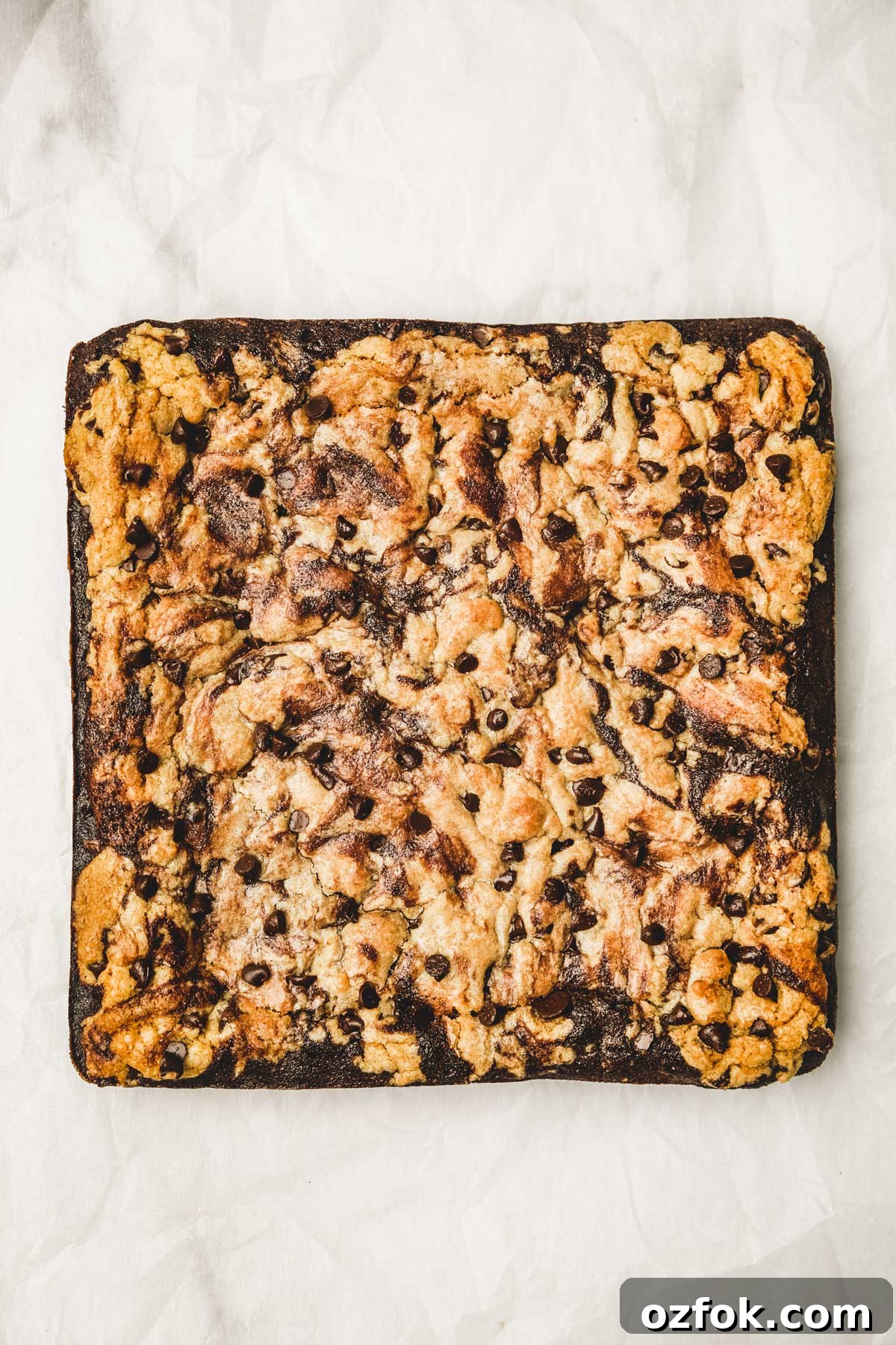 How to Make Brookies: Fudgy Brownie + Chewy Cookie Recipe 8 Brookie après cuisson