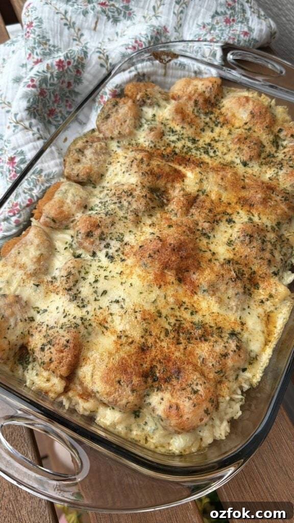 Creamy Chicken Kiev Casserole Bake 11 The cheese melted after baking