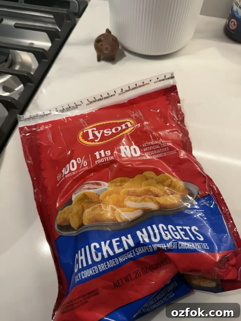 Creamy Chicken Kiev Casserole Bake 6 A bag of frozen chicken nuggets