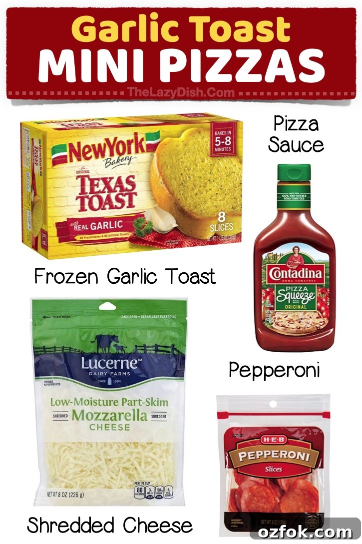 23 Quick Last-Minute Dinner Ideas for Busy Weeknights 13 Garlic Toast Mini Pizzas | Kids love these little pizzas! They are perfect for last minute dinners when you don't have anything planned. If you're looking for quick and easy meals to make your picky eaters, this list of store-bought ideas is a life saver!