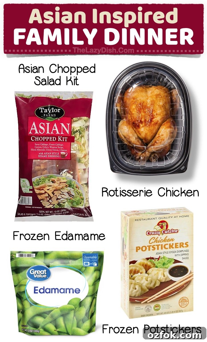 23 Quick Last-Minute Dinner Ideas for Busy Weeknights 23 Asian Inspired Family Dinner | A fun and easy meal for family dinner night!