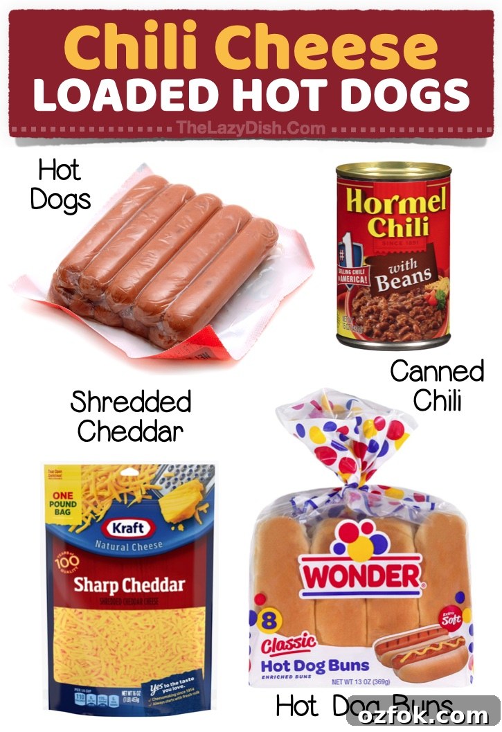 23 Quick Last-Minute Dinner Ideas for Busy Weeknights 25 Chili Cheese Hot Dogs | A quick and easy comfort food! If you're looking for quick meals to make, it doesn't get any easier than this. My picky eaters love all of these fun dinner ideas.