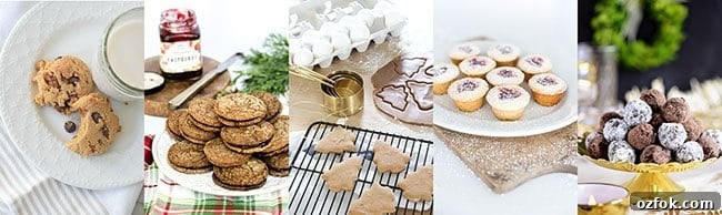 Holiday Rum Balls Recipe with Video Tutorial 10 TASTES OF THE SEASON CHRISTMAS COOKIES photo collage 3