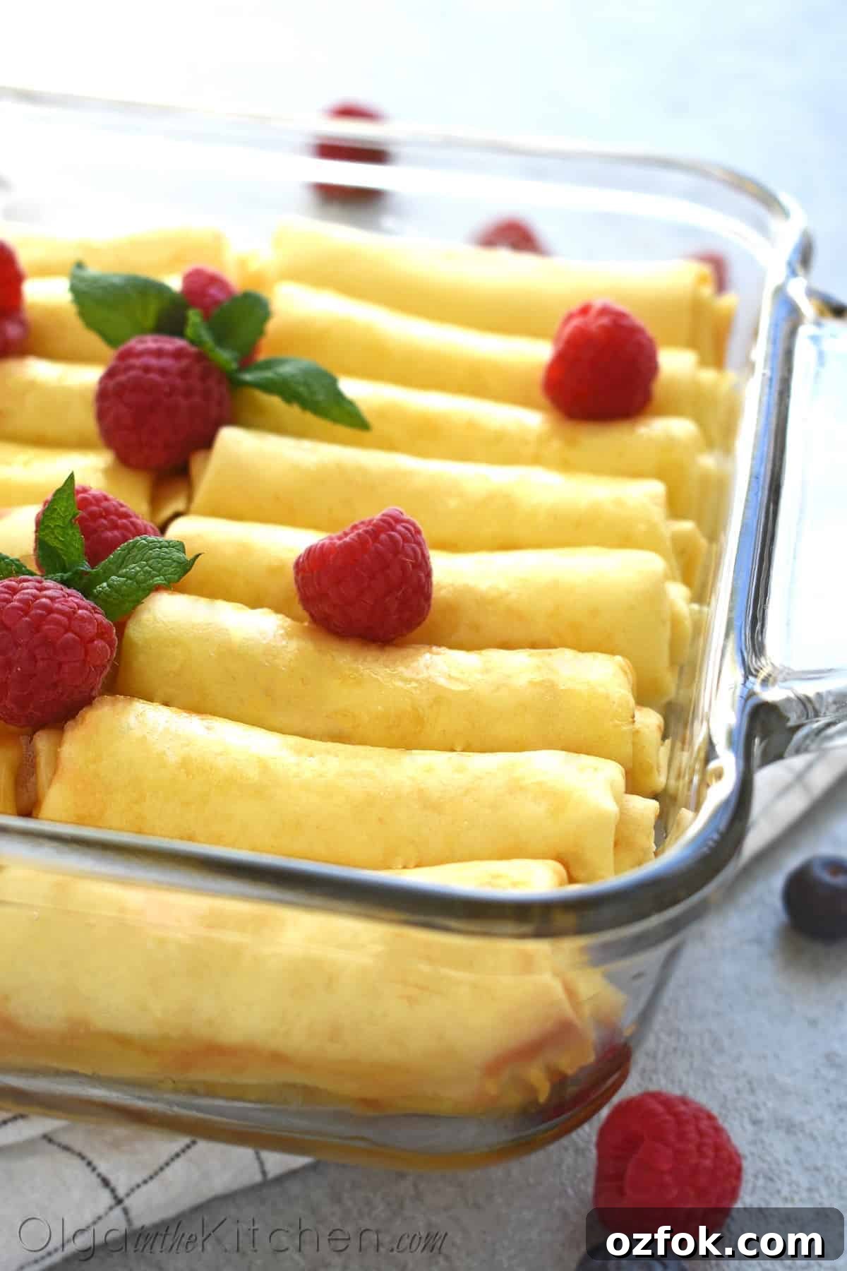 Cheese-Filled Crepes (Nalysnyky) Recipe 2 Crepes with Cheese (nalisniki): thin and delicate filled with farmer’s cheese filling that melts when you cook in butter or oil.