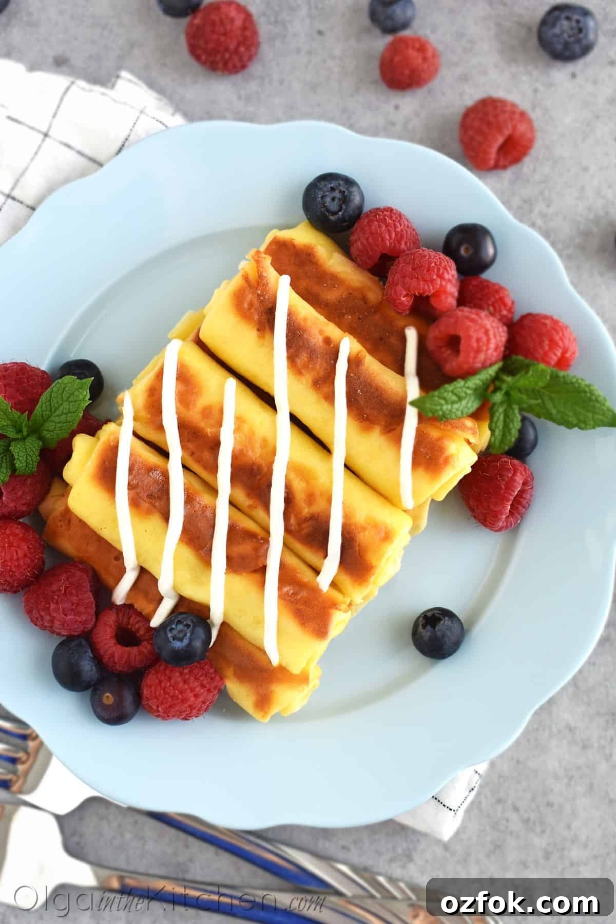 Cheese-Filled Crepes (Nalysnyky) Recipe 4 Reheating Crepes