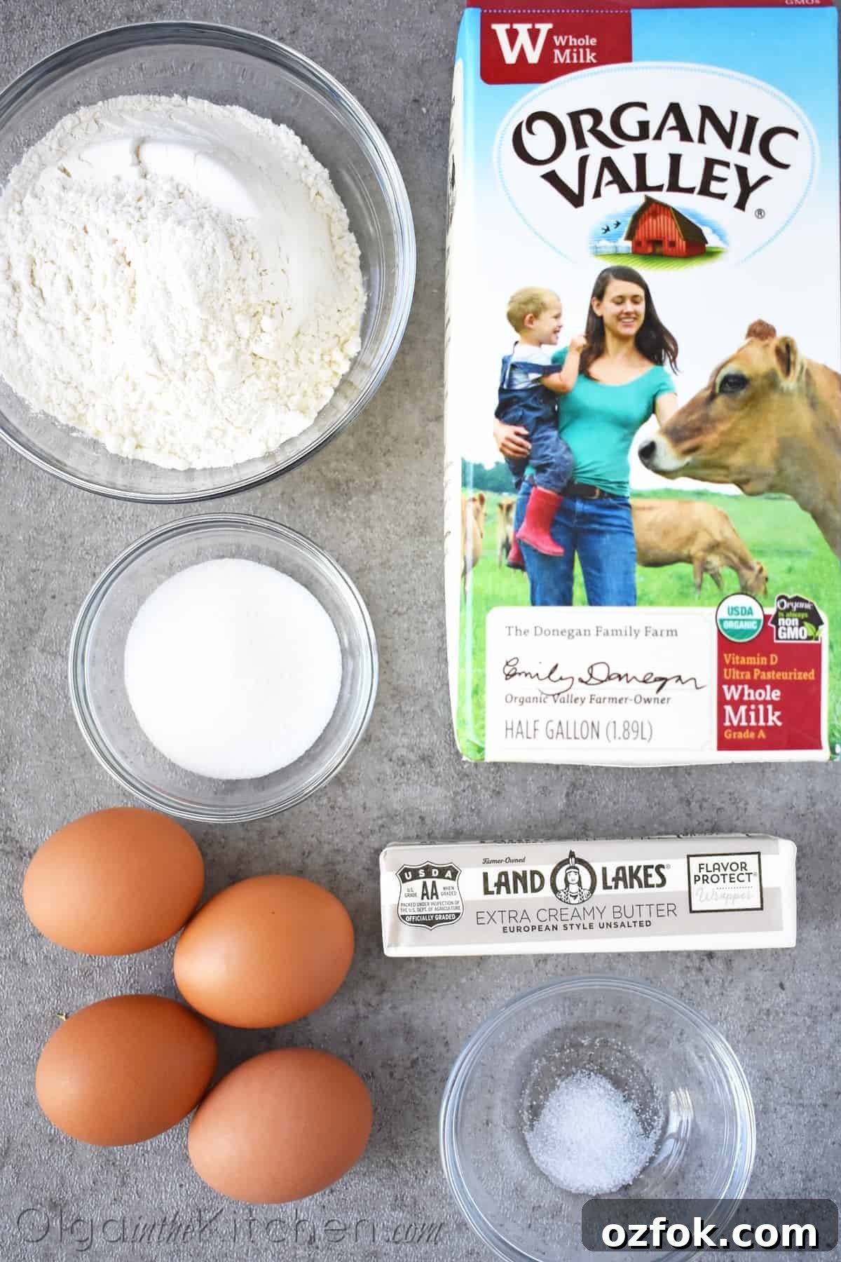 Cheese-Filled Crepes (Nalysnyky) Recipe 5 Crepes Ingredients