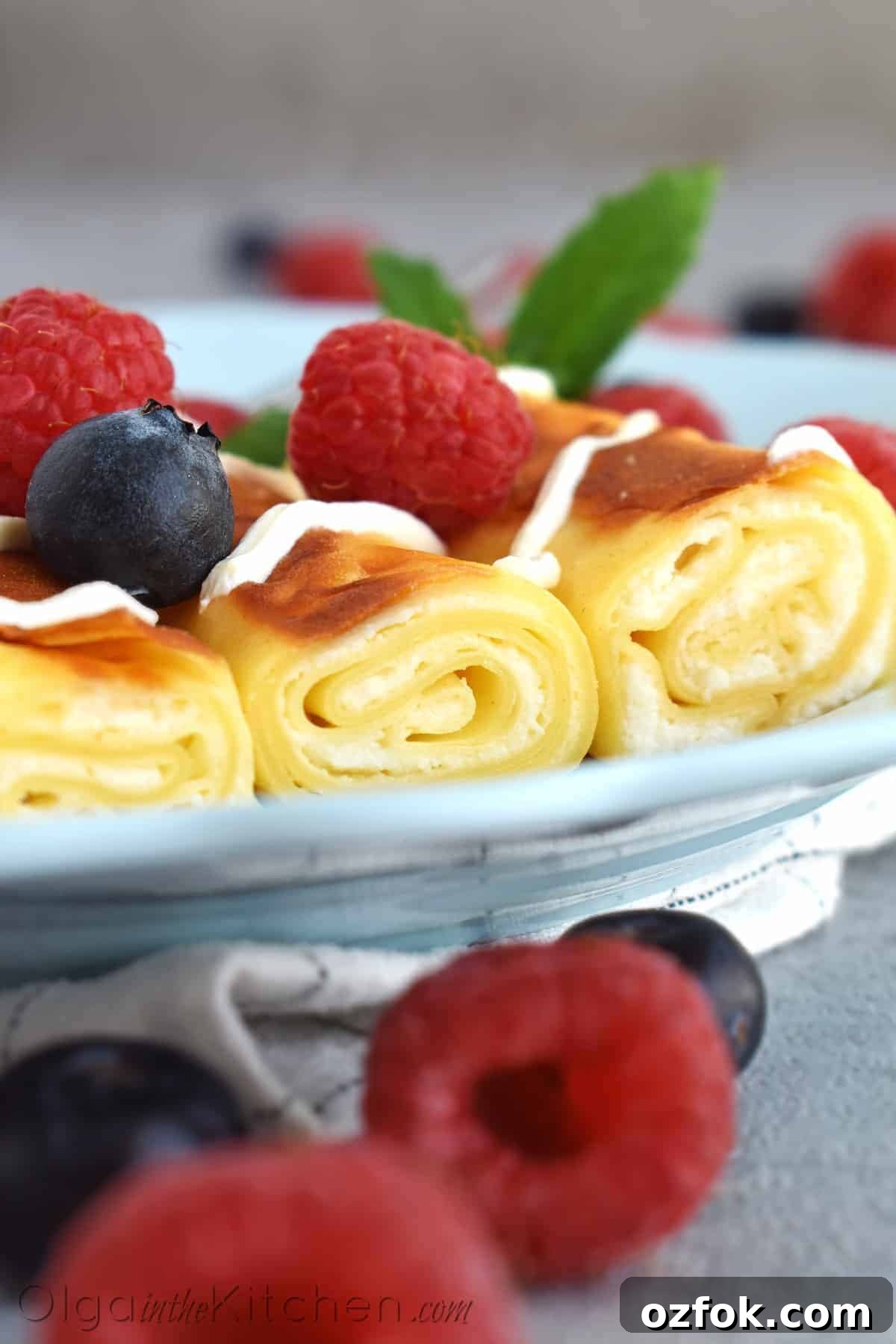 Cheese-Filled Crepes (Nalysnyky) Recipe 10 Crepes with Cheese
