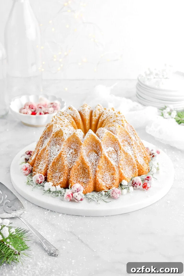 Eggnog Pound Cake