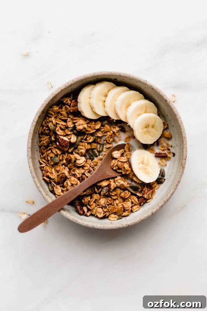 Pumpkin spice granola
