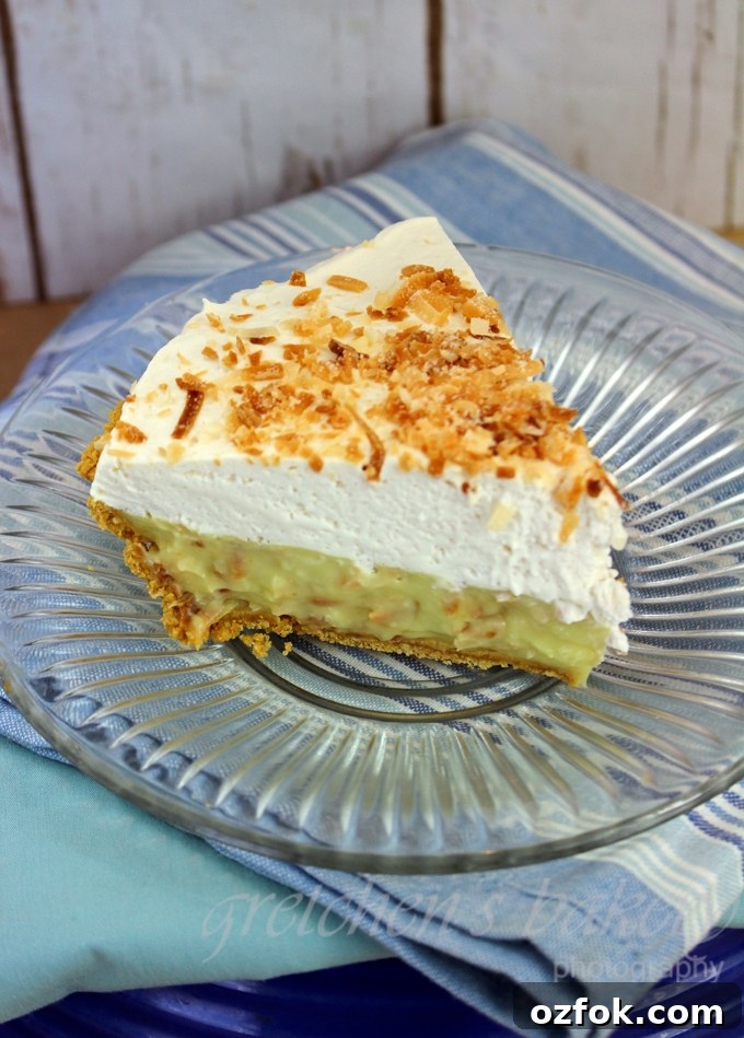 No Bake Coconut Cream Pie