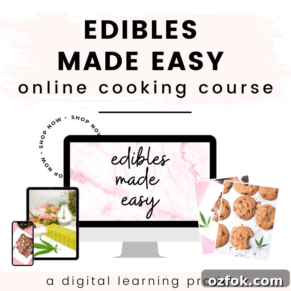 Edibles: Should You Take Them on a Full or Empty Stomach? 7 Edibles made easy course mockup