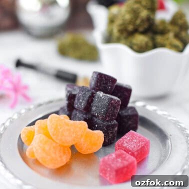 Edibles: Should You Take Them on a Full or Empty Stomach? 10 A picture of many different kinds of cannabis edibles.