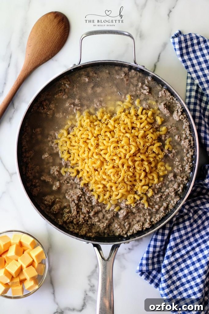 Homemade Cheeseburger Helper Recipe: Quick Weeknight Skillet 6 How to Make Hamburger Helper