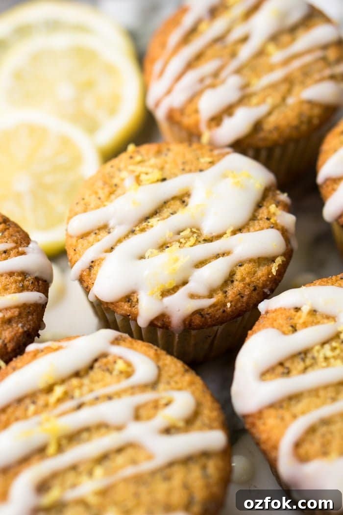 (2g net carb!) Gluten Free, Paleo & Keto Lemon Poppy Seed Muffins 🍋 #keto #lowcarb #dairyfree #paleo #healthyrecipes #muffins #ketodessert