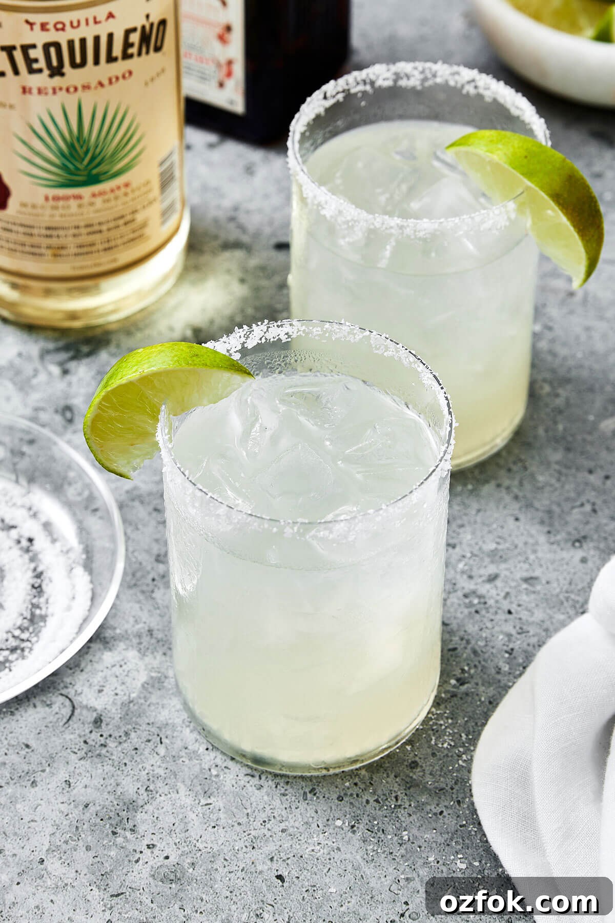 Glasses of margarita.