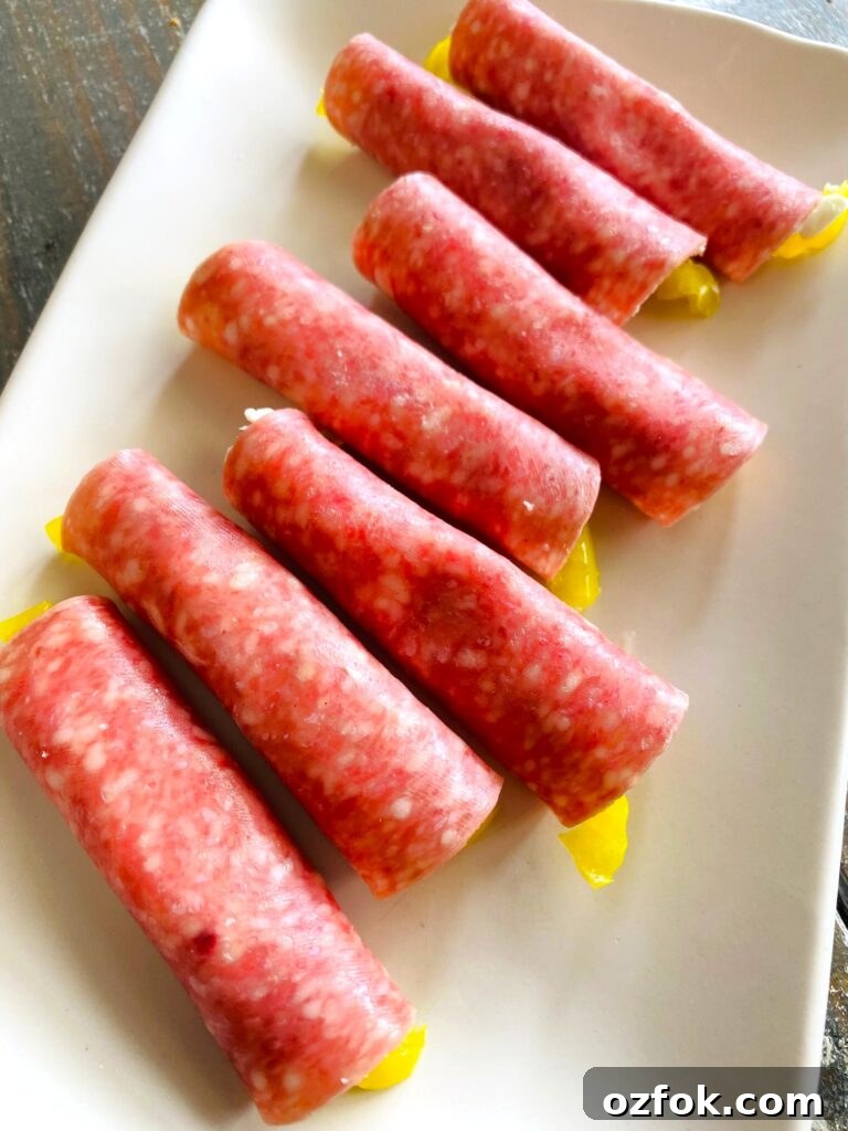 Smoked Veggie Manicotti on the Traeger Grill: Simple Summer Recipe 16 Smoked Salami Pepper Rolls