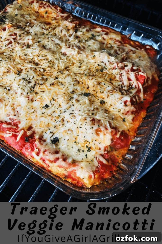 Smoked Veggie Manicotti on the Traeger Grill: Simple Summer Recipe 18 img 5845 18